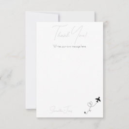 Tarjeta De Agradecimiento Adventure Begins College Graduation Party