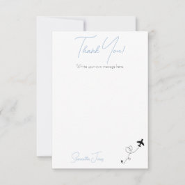 Tarjeta De Agradecimiento Adventure Begins College Graduation Party