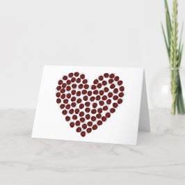 Tarjeta De Agradecimiento Afortunado en el amor El día de San Valentín del c