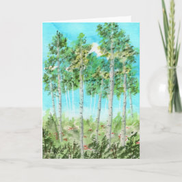 Tarjeta De Agradecimiento Afternoon Aspens