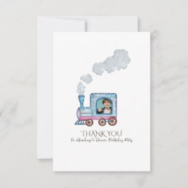Tarjeta De Agradecimiento Agradable y simple cumpleaños gracias a diseño par