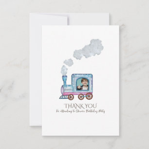 Tarjeta De Agradecimiento Agradable y simple cumpleaños gracias a diseño par