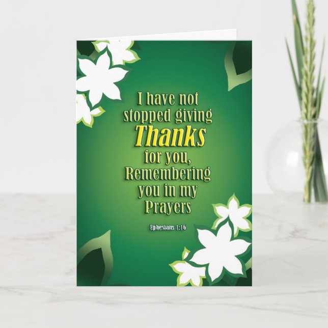 Tarjeta De Agradecimiento Agradece 4U (Anverso)