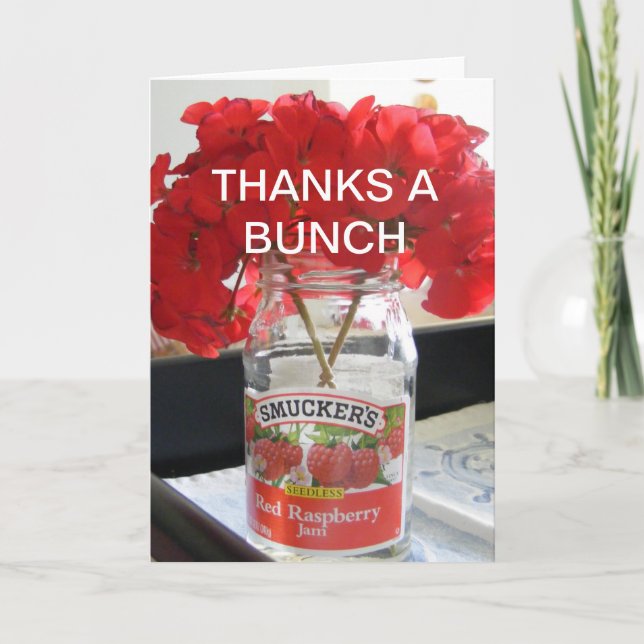 TARJETA DE AGRADECIMIENTO AGRADECE UN MANOJO (Anverso)