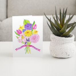 Tarjeta De Agradecimiento Agradece un manojo le agradecen cardar