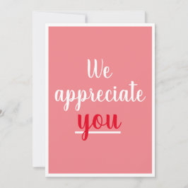 Tarjeta De Agradecimiento Agradecemos su buen gesto Gracias Rosa