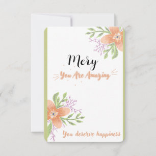 Tarjeta De Agradecimiento agradecer a alguien