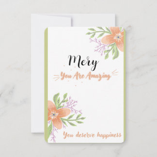 Tarjeta De Agradecimiento agradecer a alguien