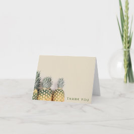 Tarjeta De Agradecimiento Agradecimientos genéricos de piña