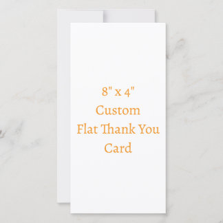 Tarjeta De Agradecimiento Agrega tu propio diseño plano