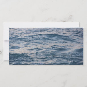 Tarjeta De Agradecimiento Agua de mar primer plano