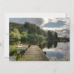 Tarjeta De Agradecimiento Agua Parque nacional Loch Ard Trossachs