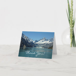 Tarjeta De Agradecimiento Aguas alimentadas por glaciares de Alaska