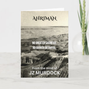 Tarjeta De Agradecimiento Ahriman - Proyección de ciencia ficción