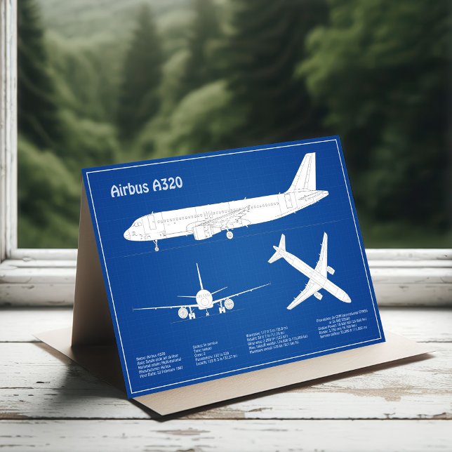 Tarjeta De Agradecimiento Airbus A320 - Planes de Planes de Plano de Plano d (Subido por el creador)