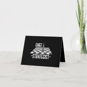 Tarjeta De Agradecimiento Ajedrez Estratégico Principal   Siempre Gané Este 