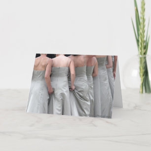 Tarjeta De Agradecimiento "Ajustes menores" Bridesmaid Gracias Cartas