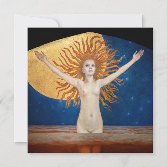 Tarjeta De Agradecimiento Akseli Gallen-Kallela - Ad Astra (Anverso)