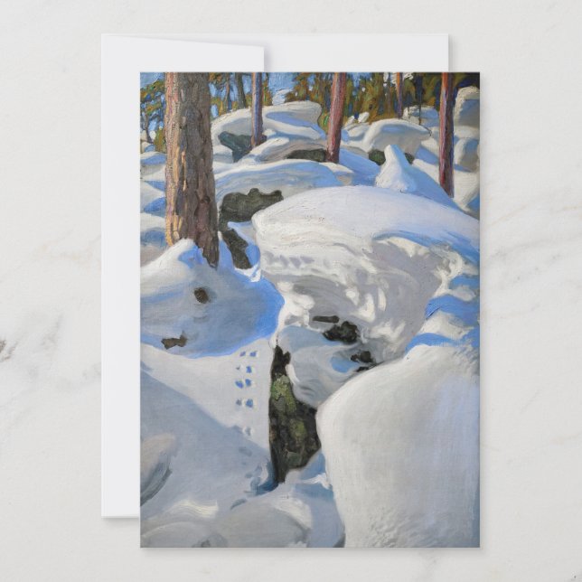 Tarjeta De Agradecimiento Akseli Gallen-Kallela - Lair of the Lynx (Anverso)