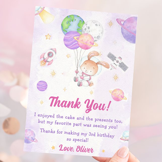 Tarjeta de agradecimiento al astronauta del espaci (Subido por el creador)