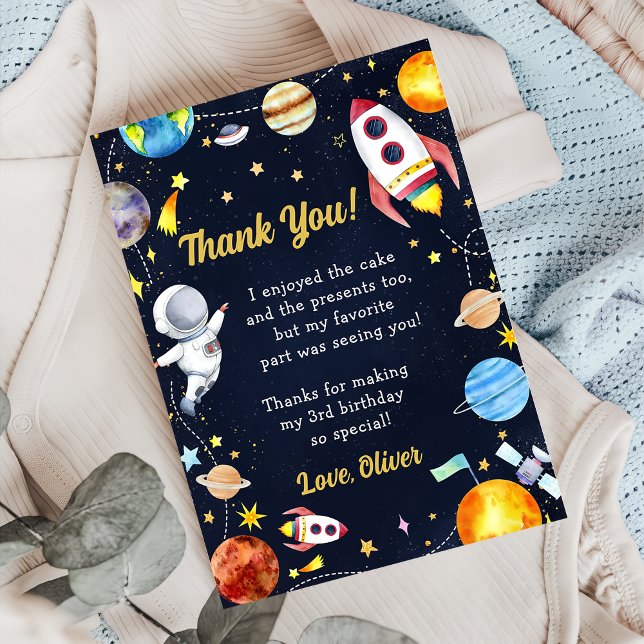 Tarjeta de agradecimiento al astronauta del espaci (Subido por el creador)