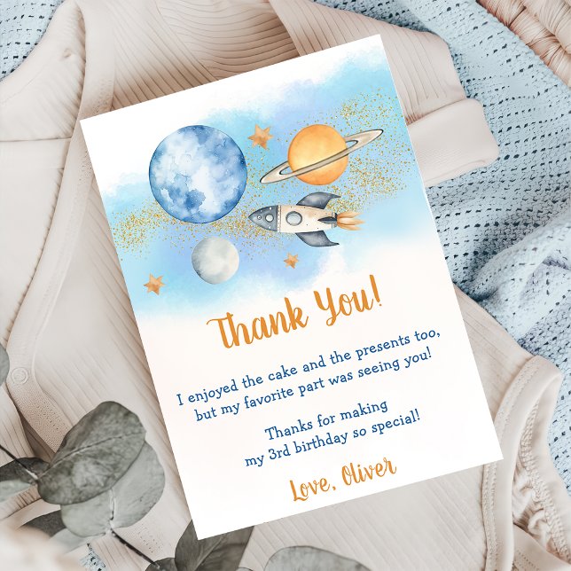 Tarjeta de agradecimiento al astronauta del espaci (Subido por el creador)