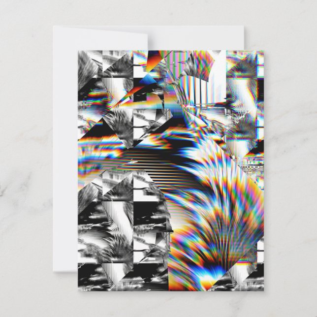 Tarjeta de agradecimiento al ataque con arco iris (Anverso)