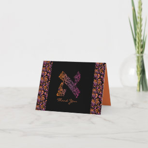 Tarjeta de agradecimiento al bar Aleph Bat Mitzvah