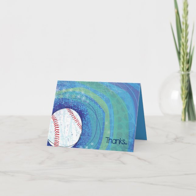 Tarjeta de agradecimiento al bar Bat BASEBALL CRAZ (Anverso)