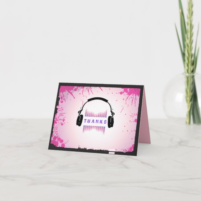 Tarjeta de agradecimiento al bar Bat Mitzvah (Anverso)