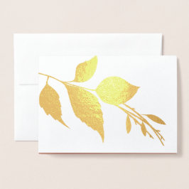 Tarjeta de agradecimiento al Boda botánico