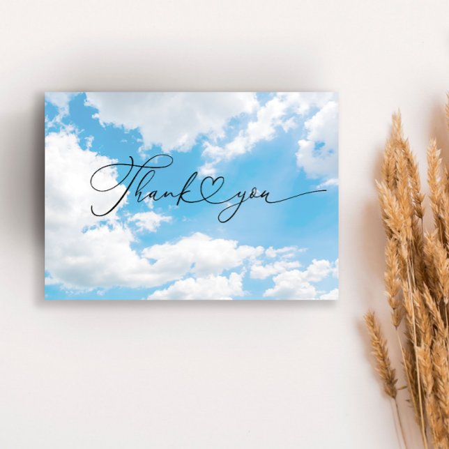 Tarjeta de agradecimiento al Boda Cloud 9 (Subido por el creador)