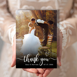 Tarjeta de agradecimiento al Boda de fotografía 2