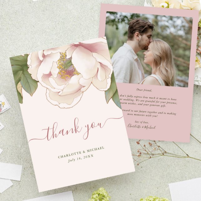 Tarjeta de agradecimiento al Boda de fotos de Rubo (Subido por el creador)