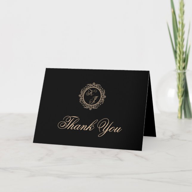 Tarjeta de agradecimiento al Boda de fotos del Mon (Anverso)