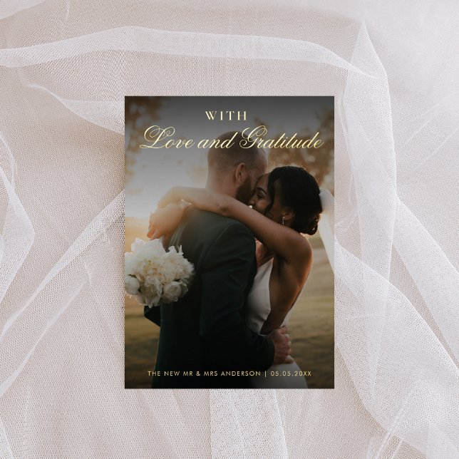Tarjeta de agradecimiento al Boda de fotos Relieve (Subido por el creador)