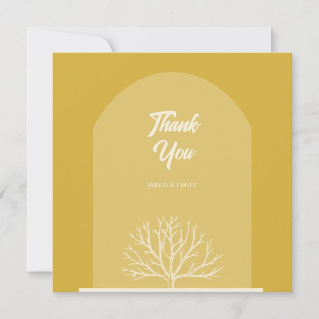 Tarjeta de agradecimiento al Boda de la Naturaleza (Anverso)
