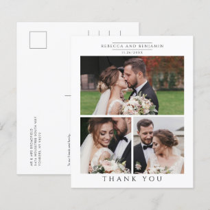 Tarjeta de agradecimiento al Boda de presupuesto