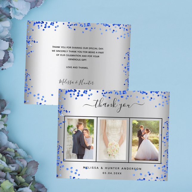 Tarjeta de agradecimiento al boda de presupuesto p (Subido por el creador)