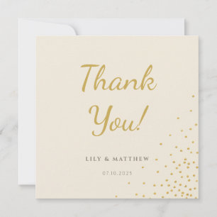 Tarjeta de agradecimiento al Boda de puntos de Rel