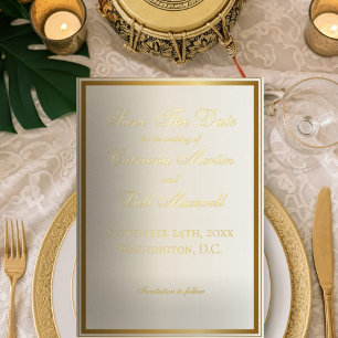 Tarjeta de agradecimiento al Boda de Relieve metal
