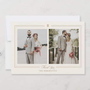 Tarjeta de agradecimiento al Boda fotográfico de m