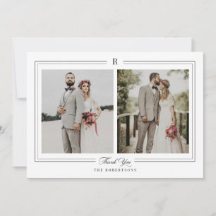 Tarjeta de agradecimiento al Boda fotográfico de m