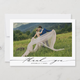 Tarjeta de agradecimiento al Boda fotográfico Mini