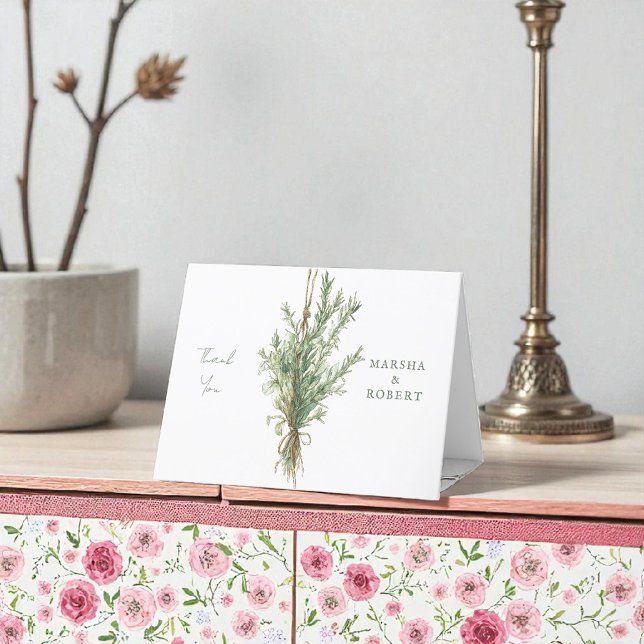 Tarjeta de agradecimiento al Boda Rosemary de Fran (Subido por el creador)