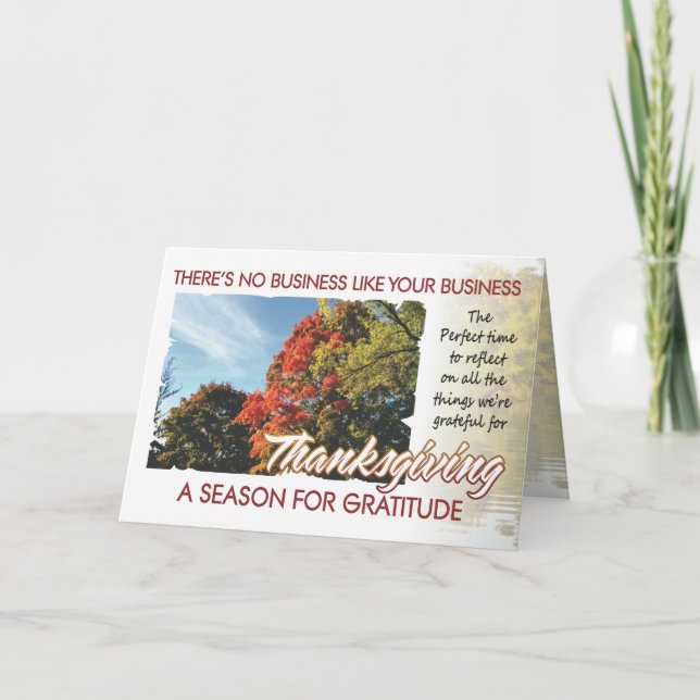 Tarjeta de agradecimiento al cliente 1 (Anverso)