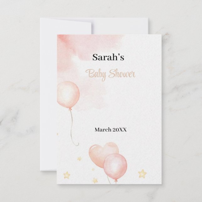 Tarjeta de agradecimiento al elefante rosa (Reverso)