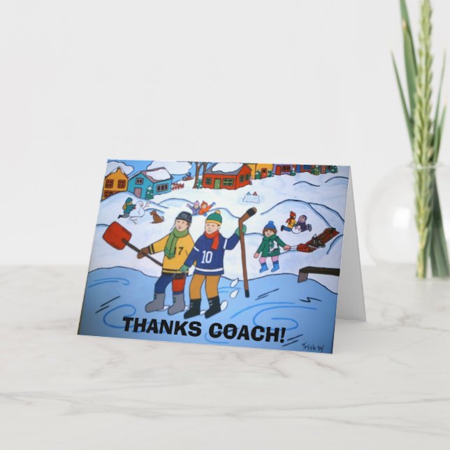 tarjeta DE AGRADECIMIENTO AL ENTRENADOR (Anverso)