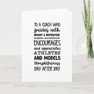 Tarjeta de agradecimiento al entrenador: Felicitac