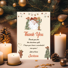 Tarjeta de agradecimiento al Fiesta de los Navidad